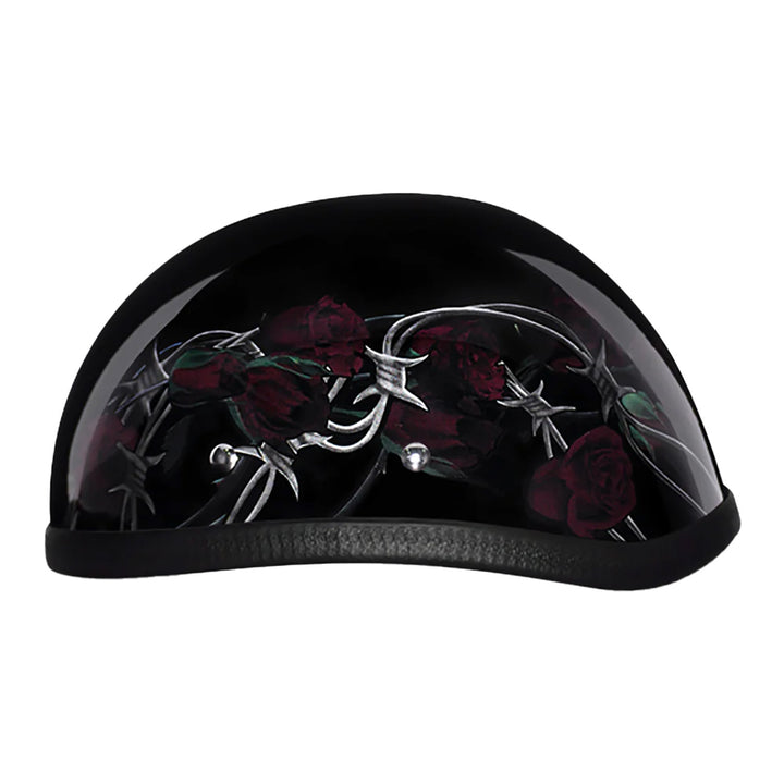 Daytona Helmets Novelty Eagle - Barbed Roses - Left Side View