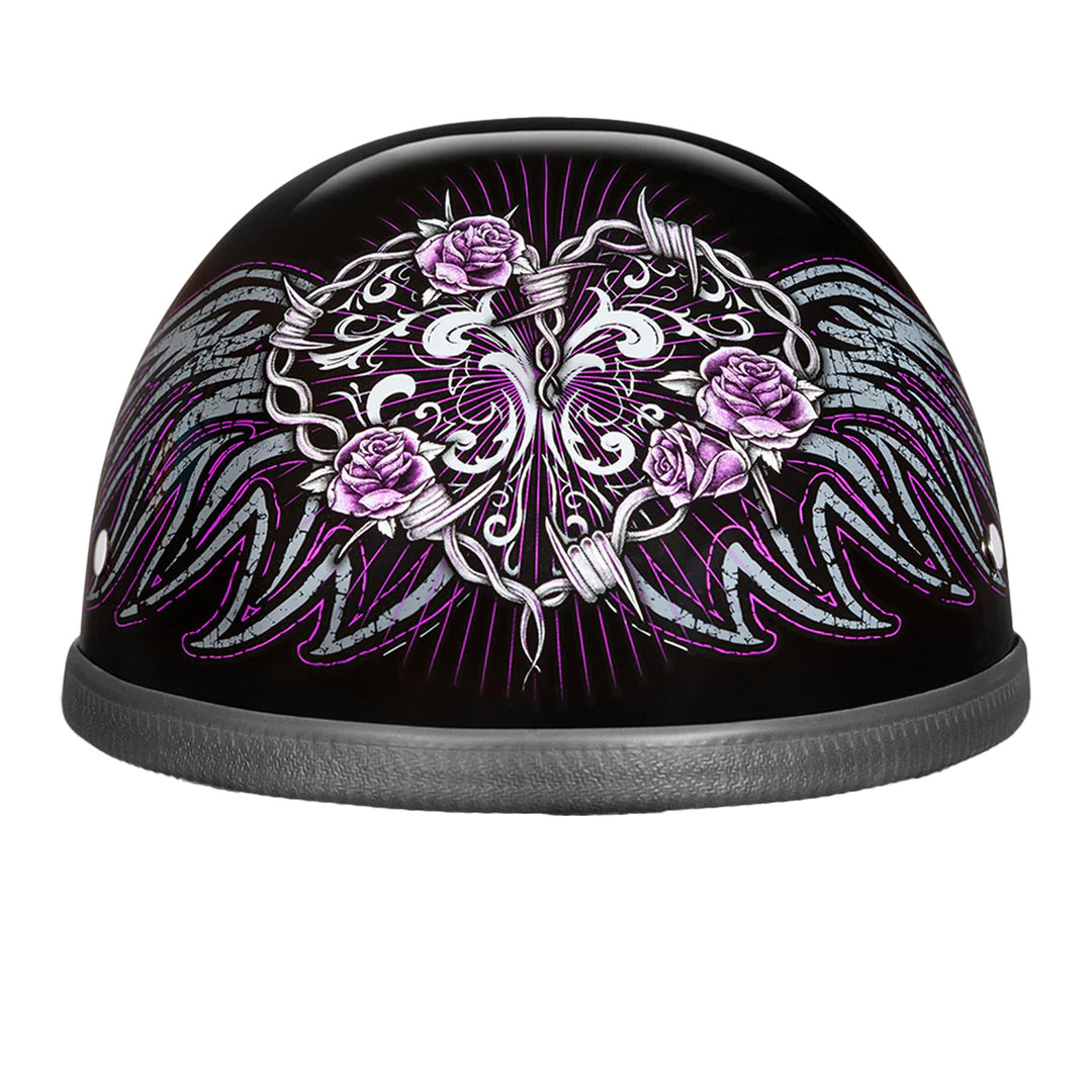 Daytona Helmets Novelty Eagle - Barbed Wire Heart - Front View