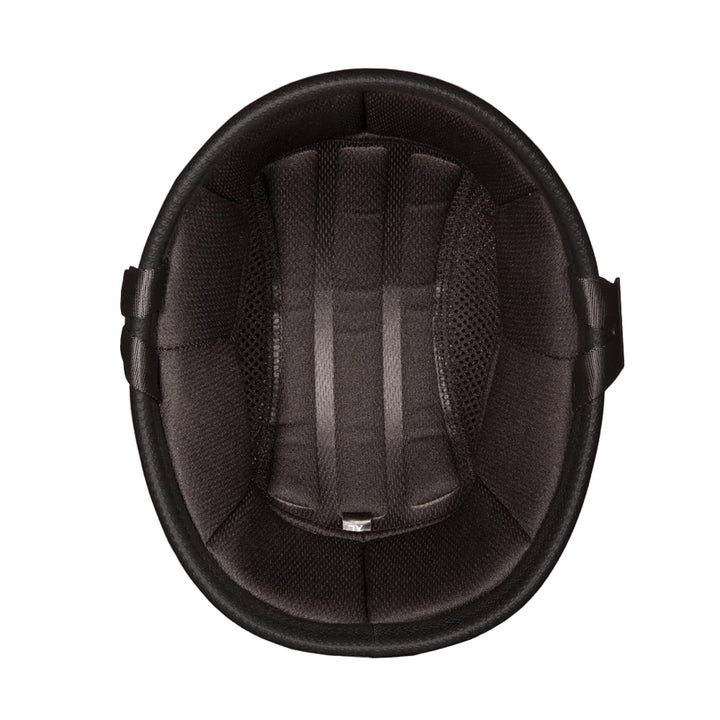 Daytona Helmets Novelty Eagle Dull Black - Bottom Up View