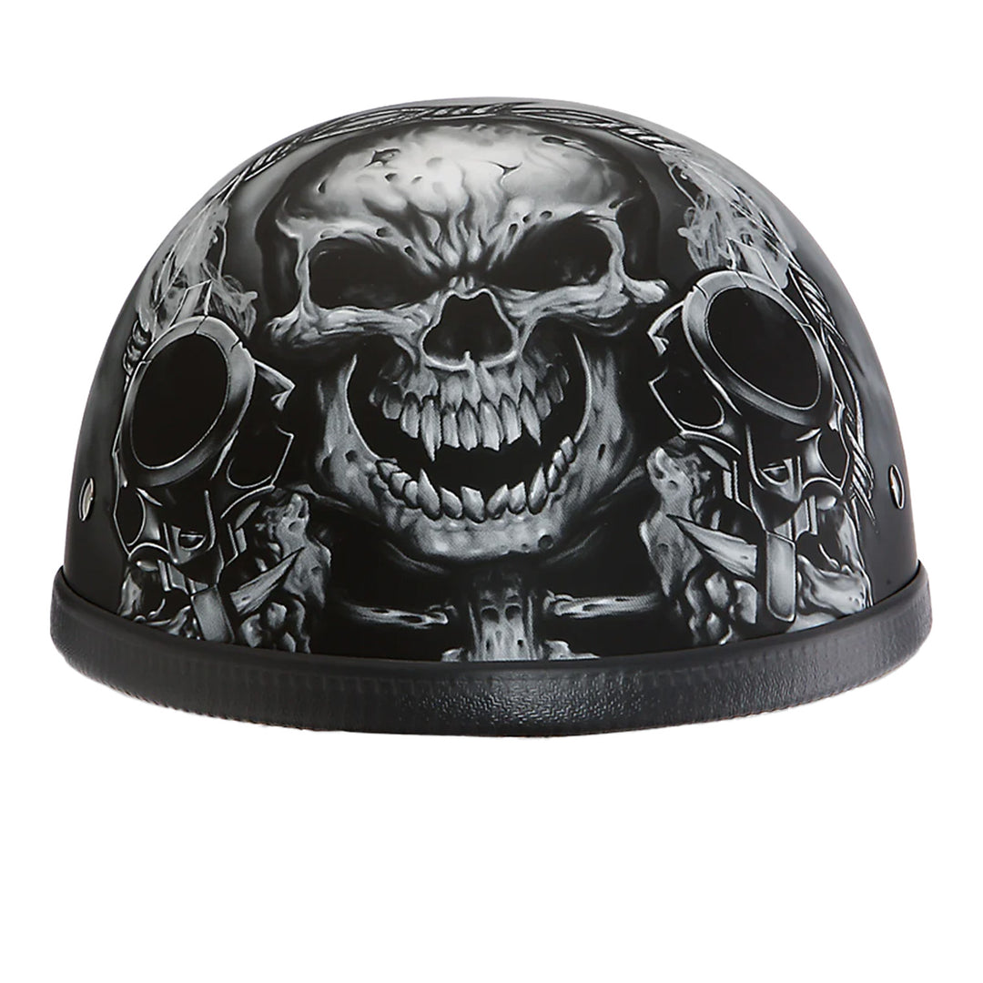Daytona Helmets Novelty Eagle - Guns - Front View