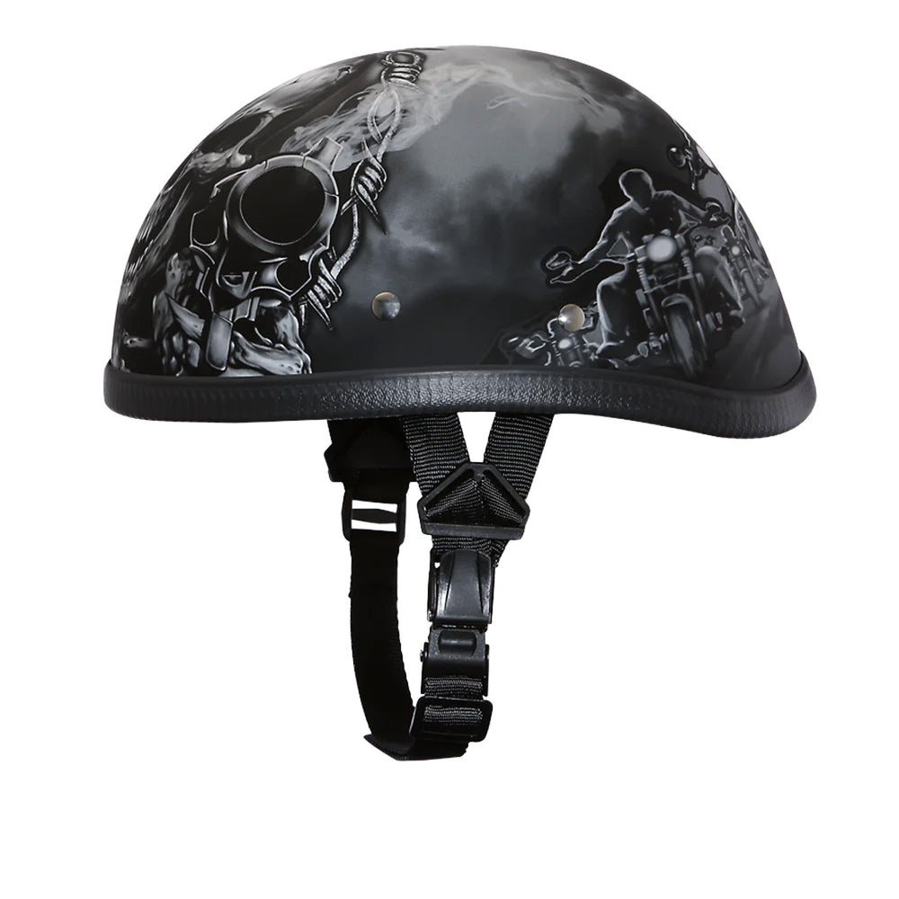 Daytona Helmets Novelty Eagle - Guns - Front Left Side View