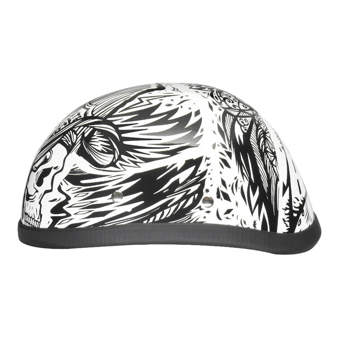 Daytona Helmets Novelty Eagle - Live Fast - Left Side View