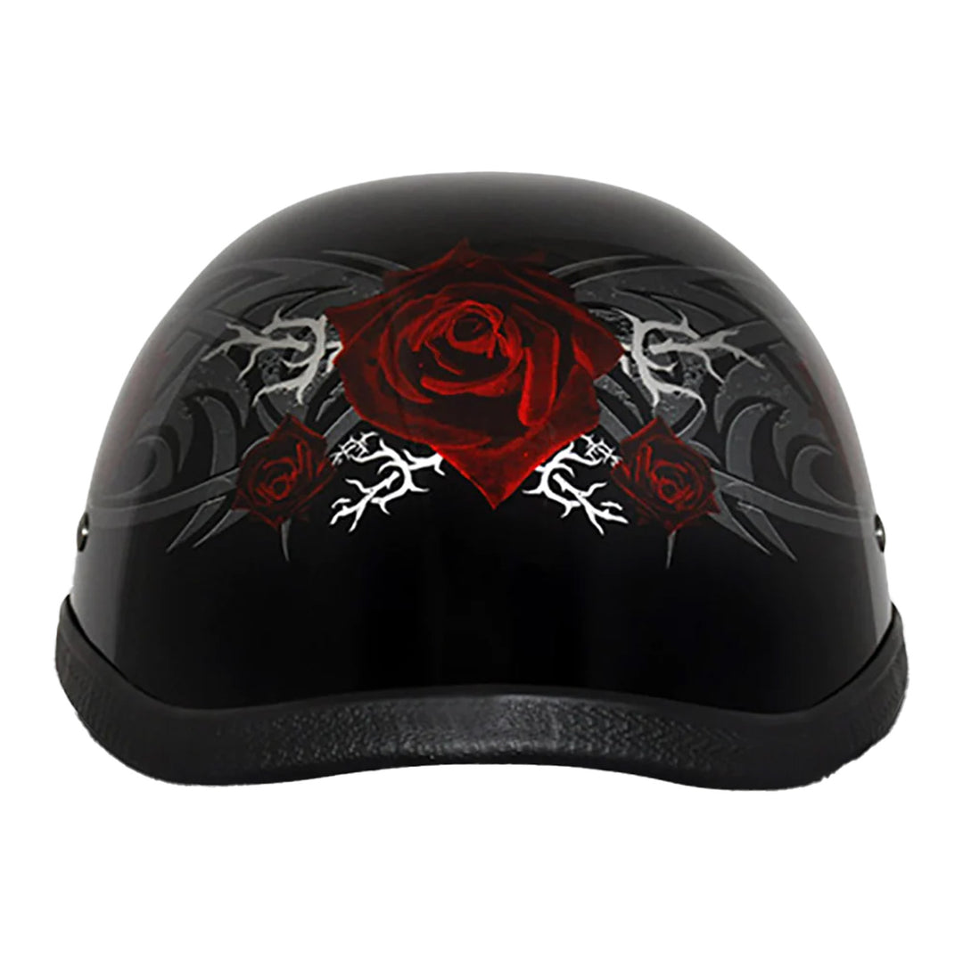 Daytona Helmets Novelty Eagle - Rose - Rear View