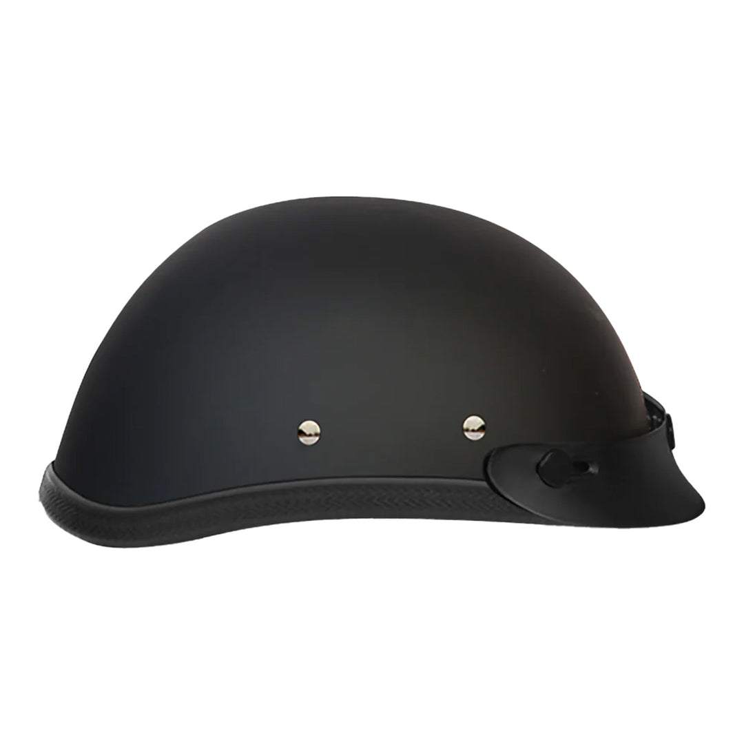 Daytona Helmets Novelty Eagle w/ Snaps Dull Black - Right Side View