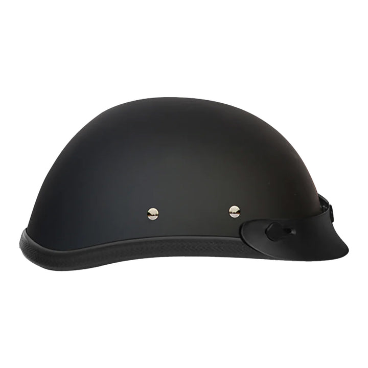 Daytona Helmets Novelty Eagle w/ Snaps Dull Black - Right Side View