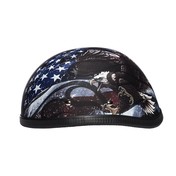 Daytona Helmets Novelty Eagle - USA - Left Side View