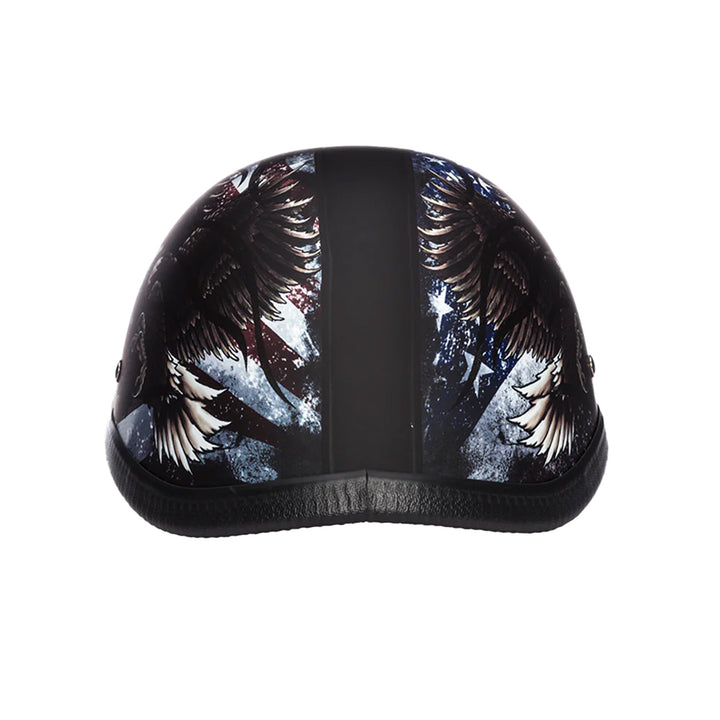 Daytona Helmets Novelty Eagle - USA - Rear View