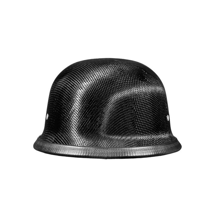 Daytona Helmets Novelty German - Carbon - Gray Carbon Fiber - Rear View