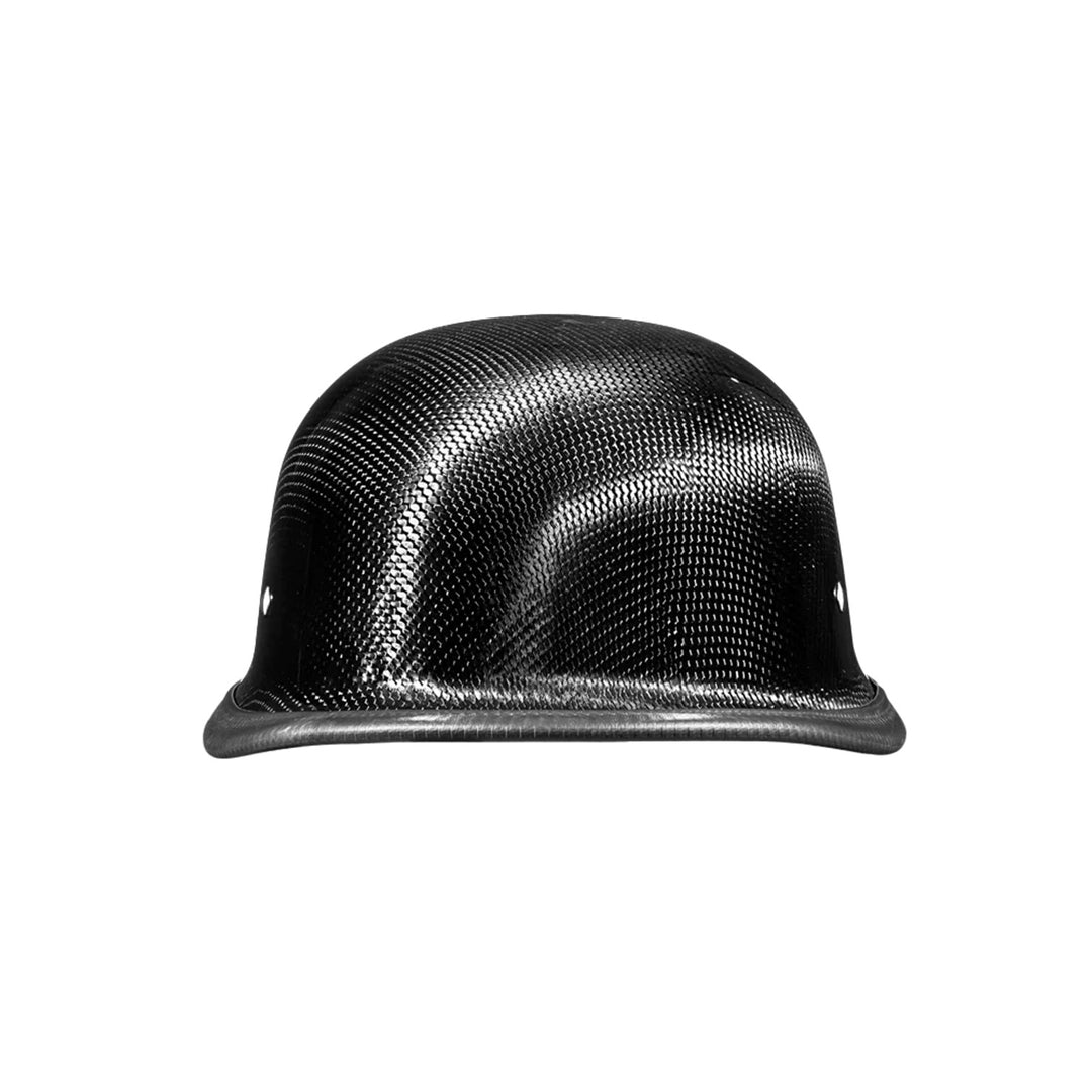 Daytona Helmets Novelty German - Carbon - Gray Carbon Fiber - Front View