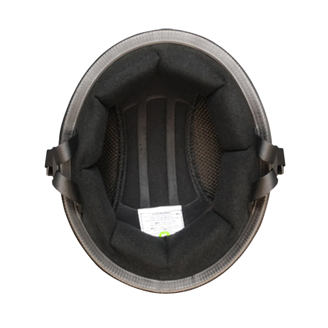 Daytona Helmets Novelty German - Carbon - Gray Carbon Fiber - Bottom Up View