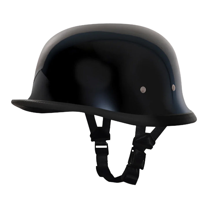 Daytona Helmets Novelty German Gloss Black - Front Left Side View