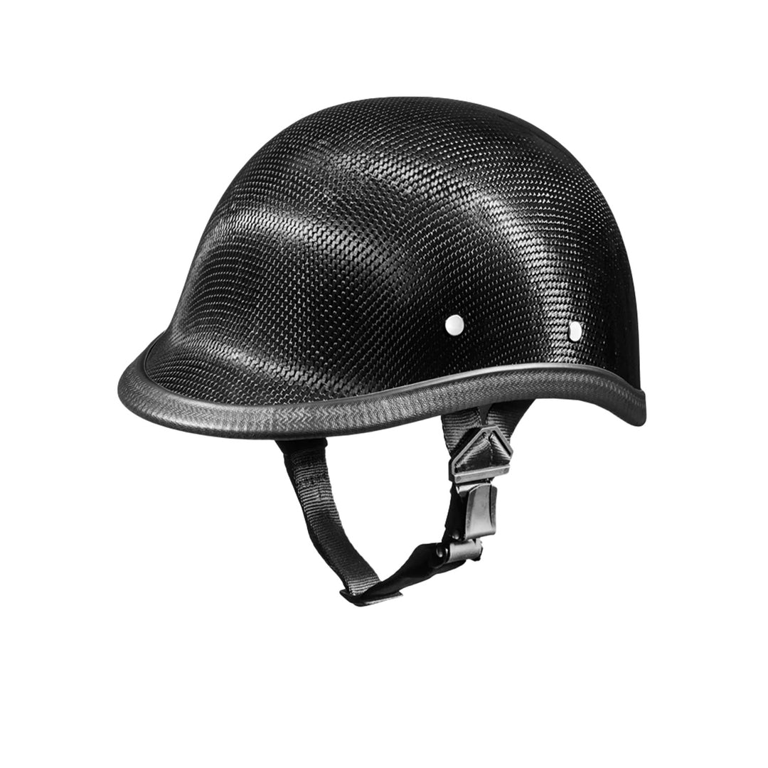 Daytona Helmets Novelty Hawk - Carbon - Grey Carbon Fiber - Front Left Side View