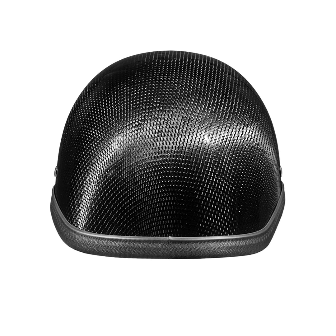 Daytona Helmets Novelty Hawk - Carbon - Grey Carbon Fiber - Rear View