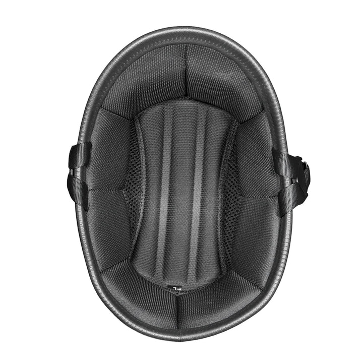 Daytona Helmets Novelty Hawk - Carbon - Grey Carbon Fiber - Bottom Up View