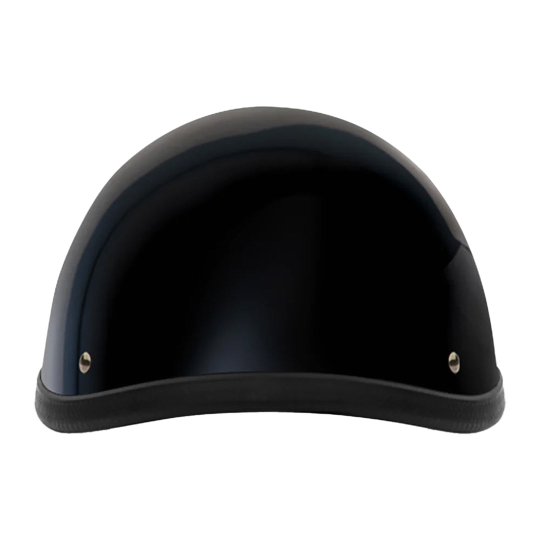 Daytona Helmets Novelty Smokey w/o Snaps Gloss Black - Rear View