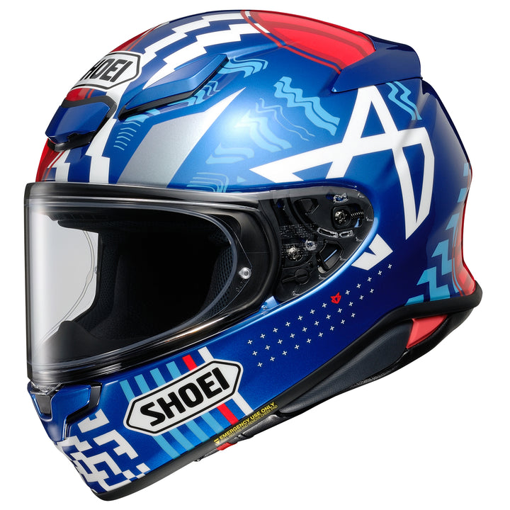 Shoei RF-1400 Diggia Helmet TC-10 - Front Side View
