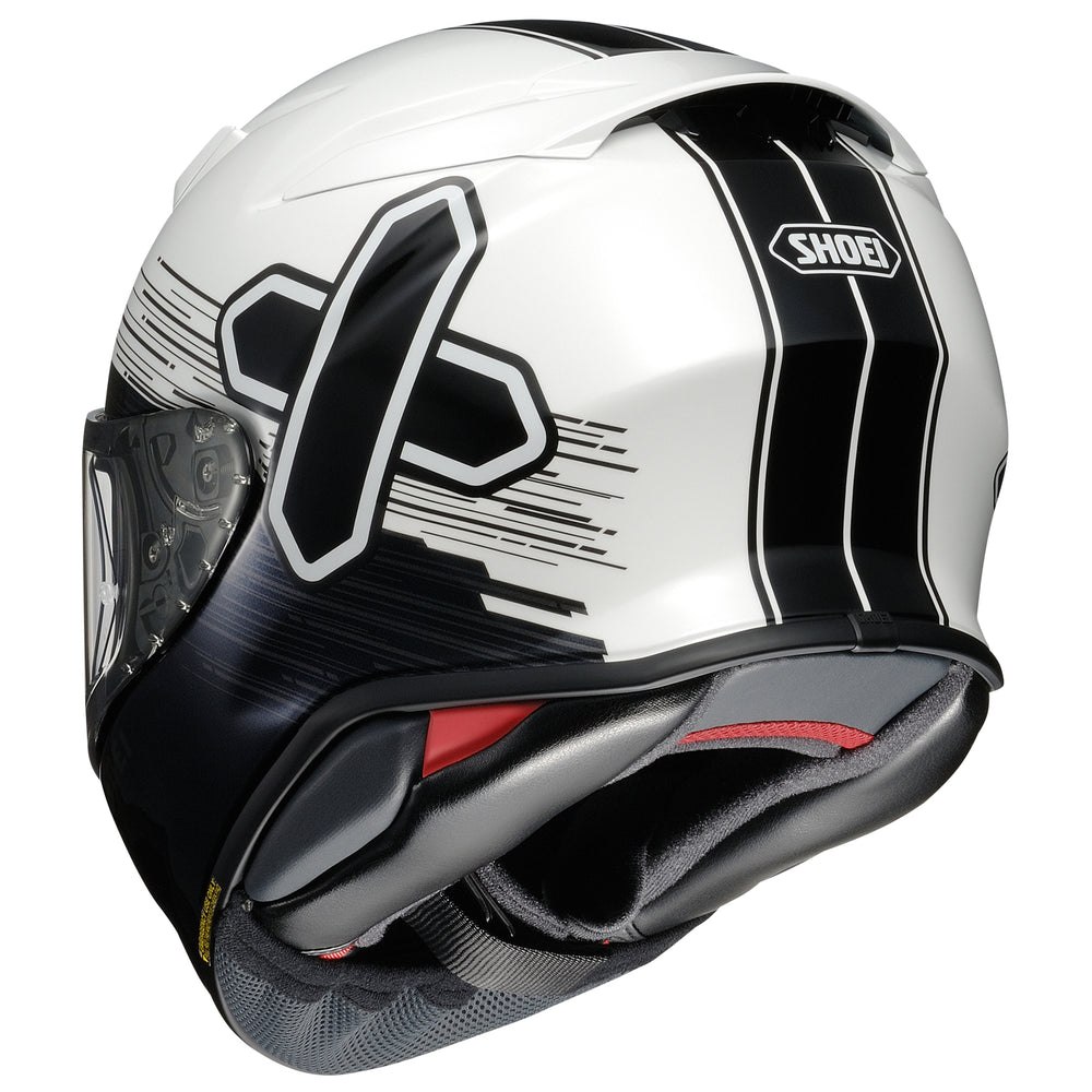 Shoei RF-1400 Ideograph Helmet TC-6 - Rear Side View