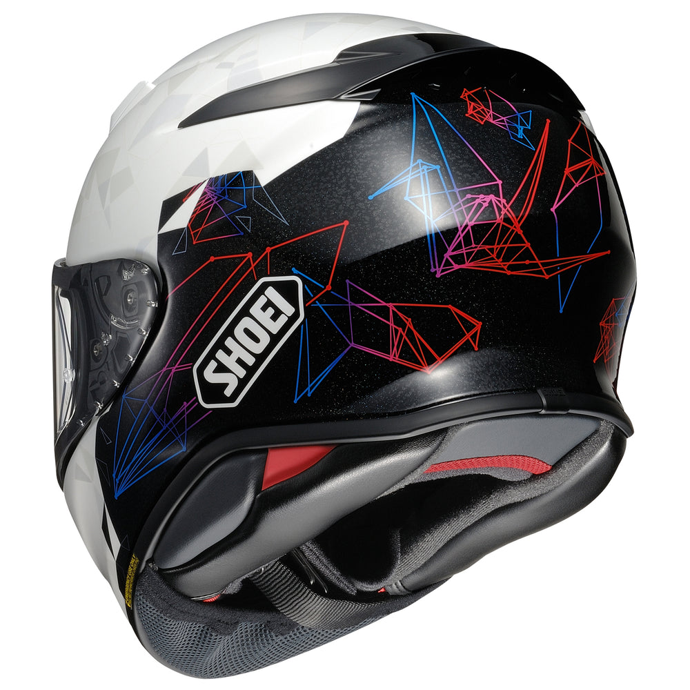 Shoei RF-1400 Origami Helmet TC-5 - Rear Side View
