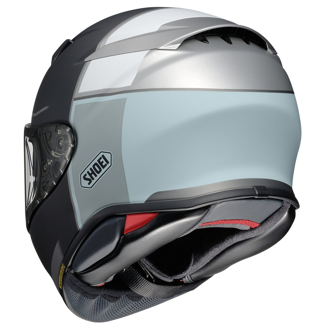 Shoei RF-1400 Yonder Helmet TC-2 - Rear Side View