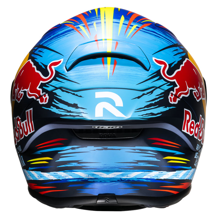 HJC RPHA 1N Jerez Red Bull Helmet MC-21SF - Rear View
