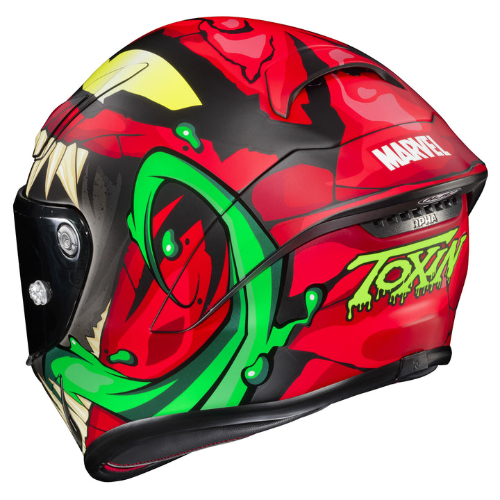 HJC RPHA 1N Toxin Helmet MC-1 - Rear Left Side View