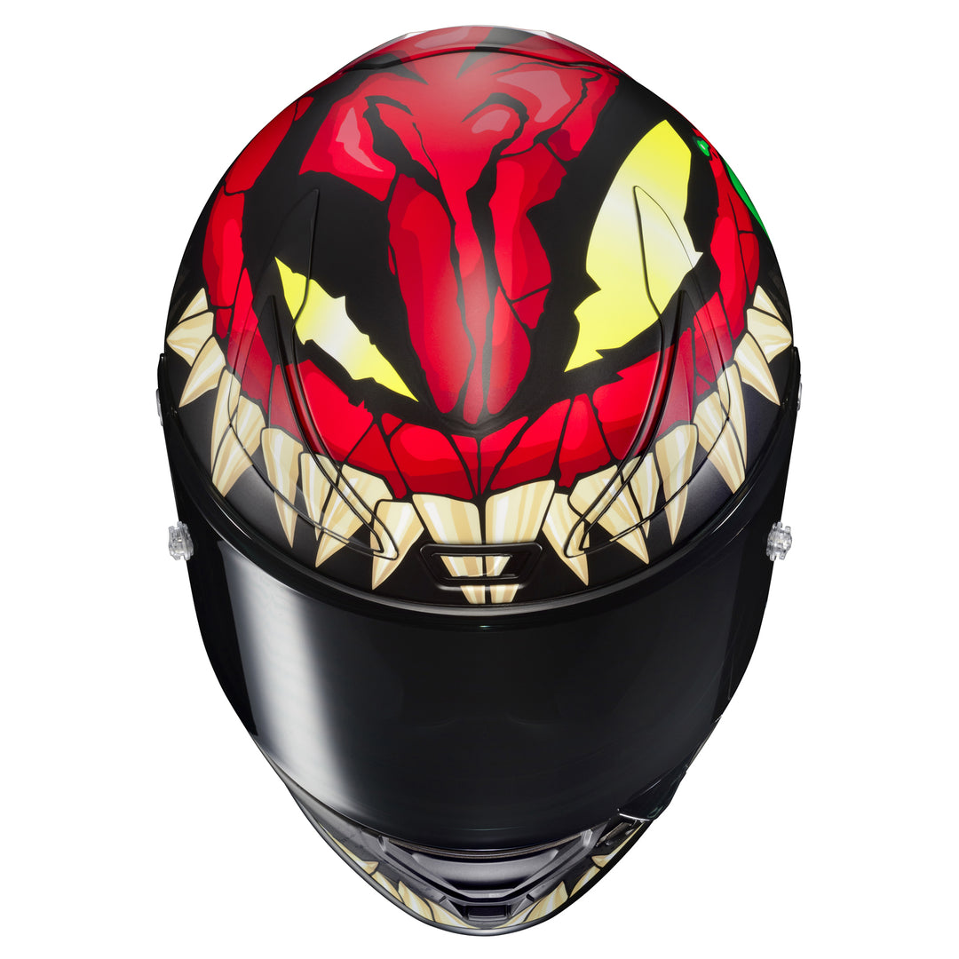 HJC RPHA 1N Toxin Helmet MC-1 - Top Front View