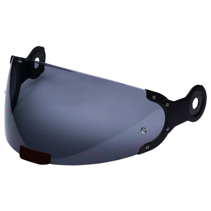 Daytona Helmets Retro Outer Shield Smoke - Front Side View