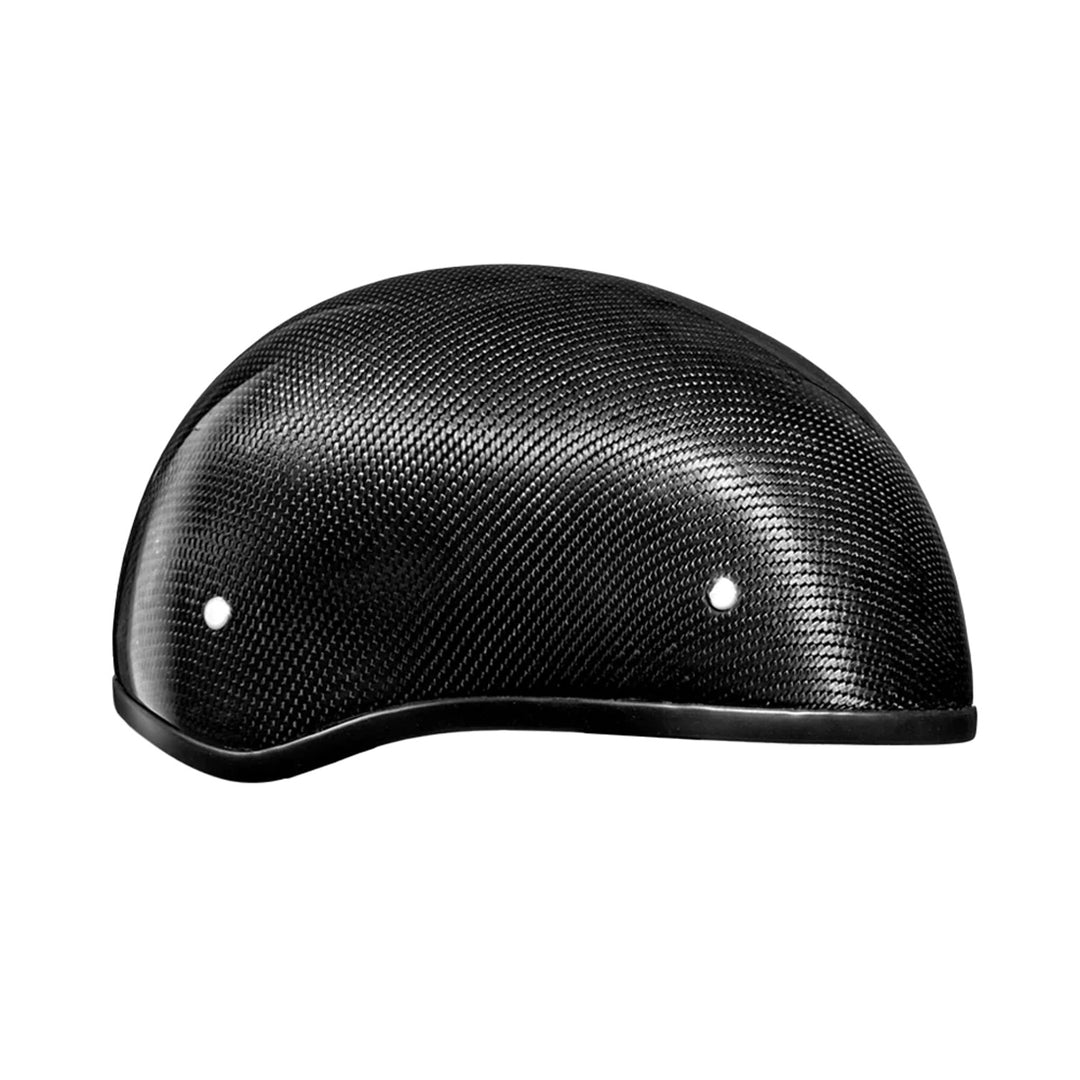 Daytona Helmets D.O.T. Skull Cap w/o Visor - Carbon - Right Side View