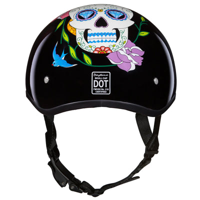 Daytona Helmets D.O.T. Skull Cap - Diamond Skull