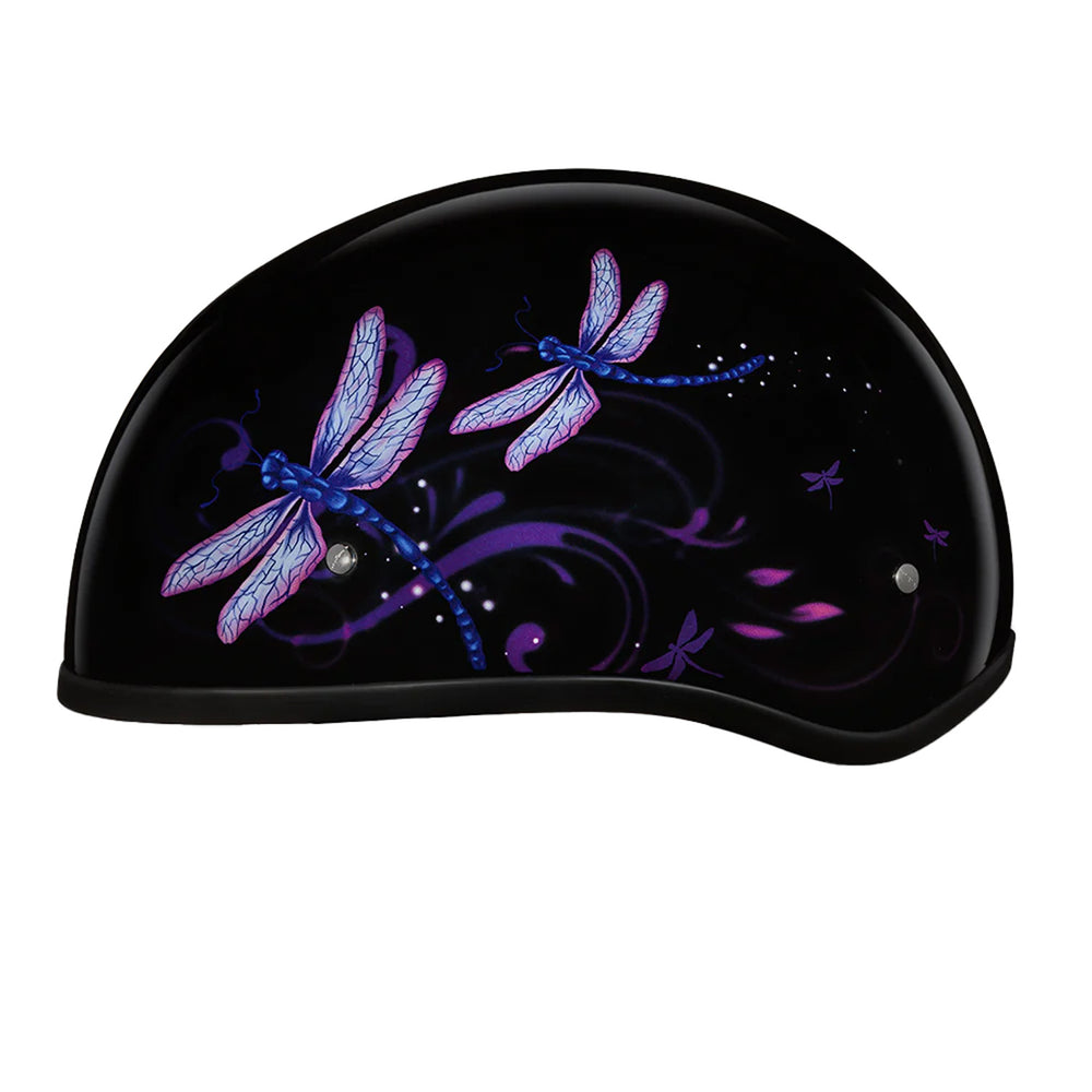 Daytona Helmets D.O.T. Skull Cap - Dragonfly - Left Side View