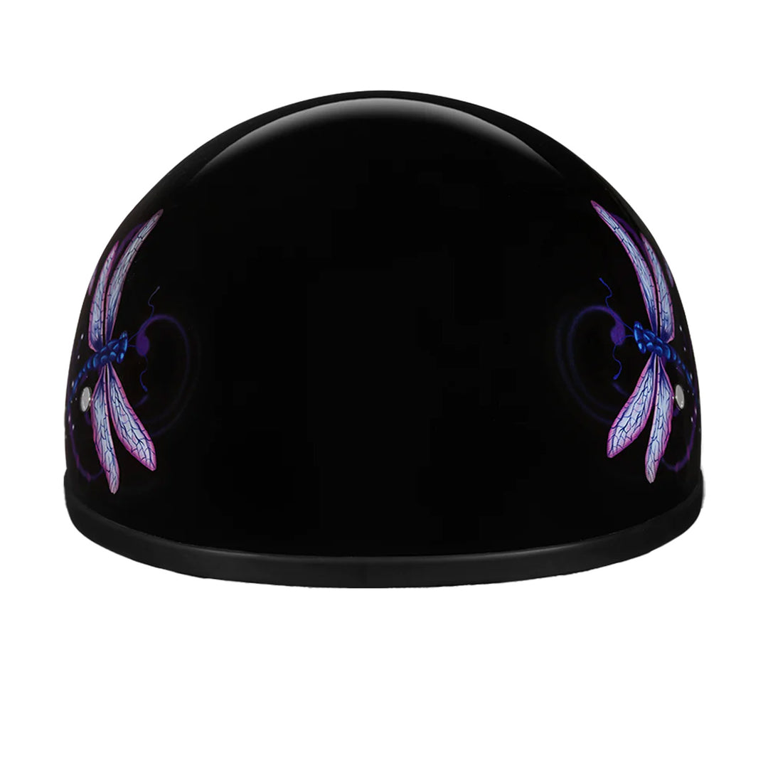 Daytona Helmets D.O.T. Skull Cap - Dragonfly - Front View