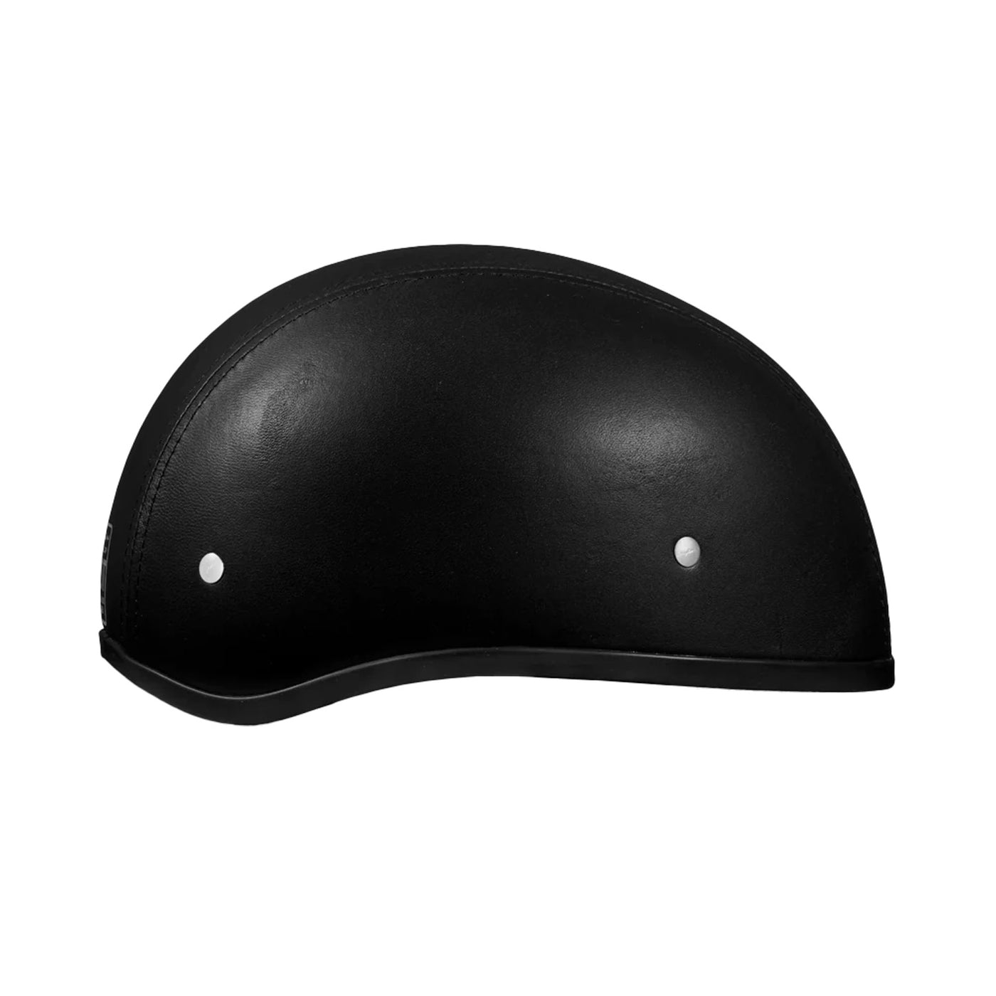 Daytona Helmets D.O.T. Skull Cap w/o Visor - Leather Covered