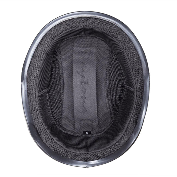Daytona Helmets D.O.T. Skull Cap - Live Fast - Bottom Up View