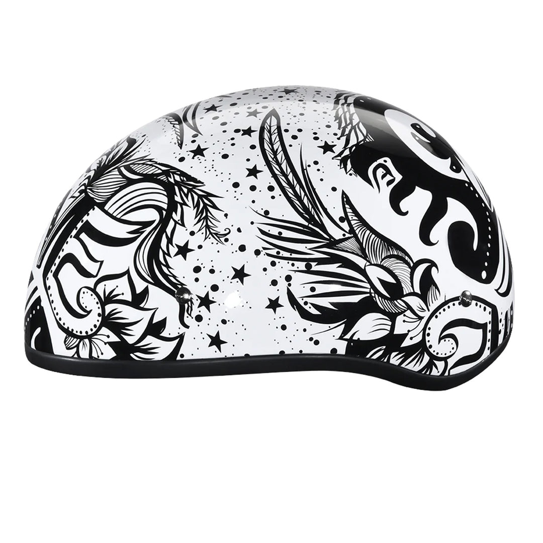 Daytona Helmets D.O.T. Skull Cap - Lovesee - Left Side View
