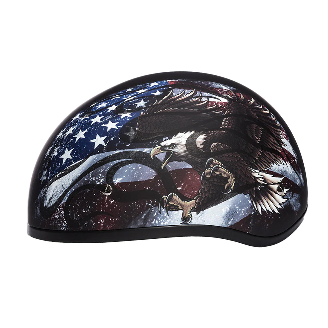 Daytona Helmets D.O.T. Skull Cap - USA - Left Side View