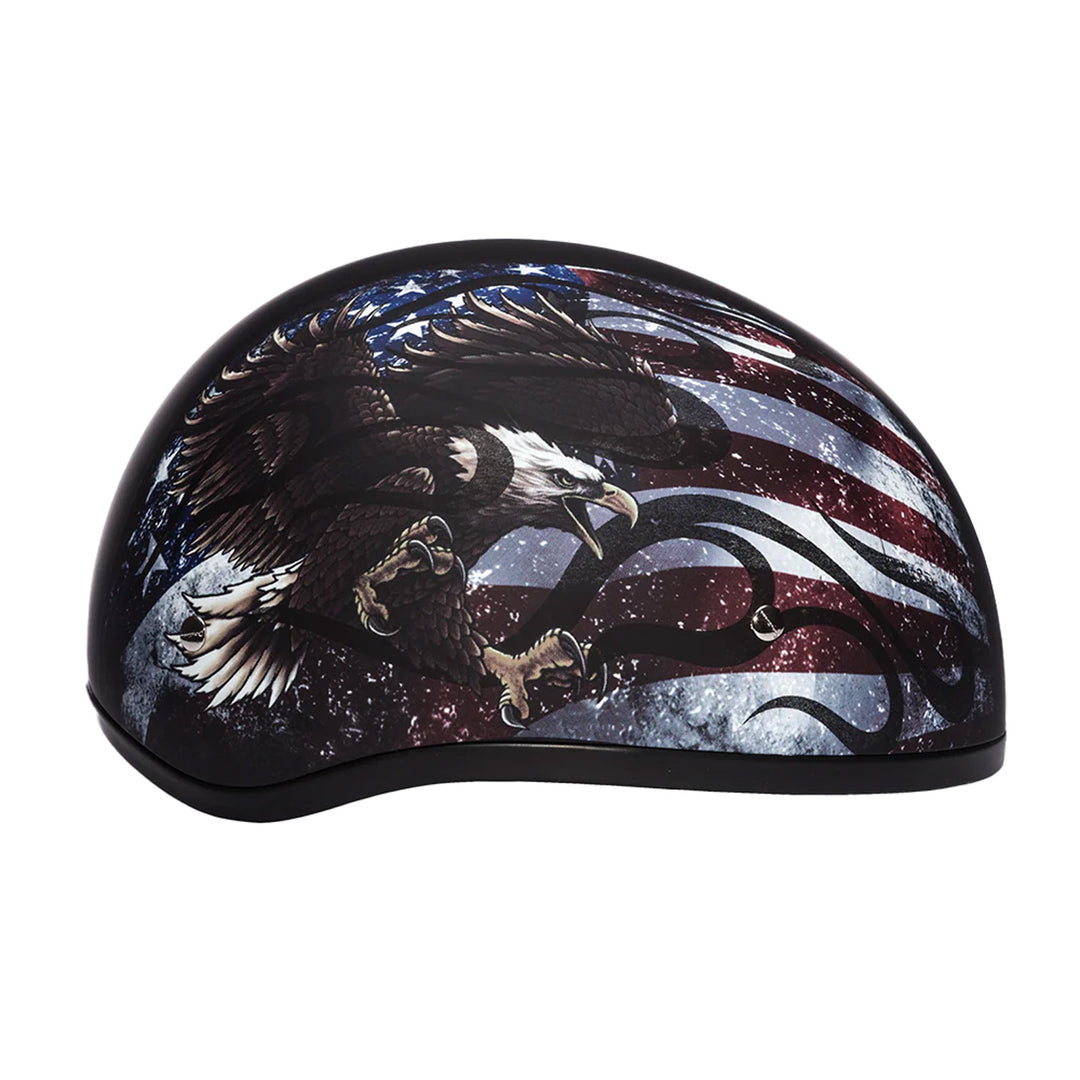 Daytona Helmets D.O.T. Skull Cap - USA - Right Side View