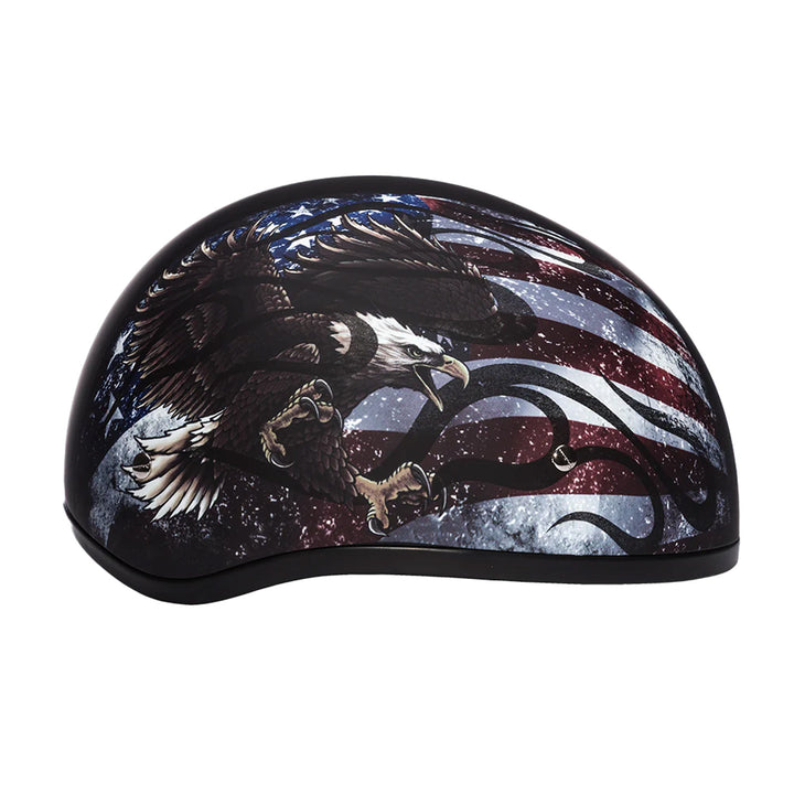 Daytona Helmets D.O.T. Skull Cap - USA - Right Side View