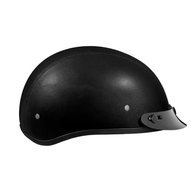Daytona Helmets D.O.T. Skull Cap - Leather Covered