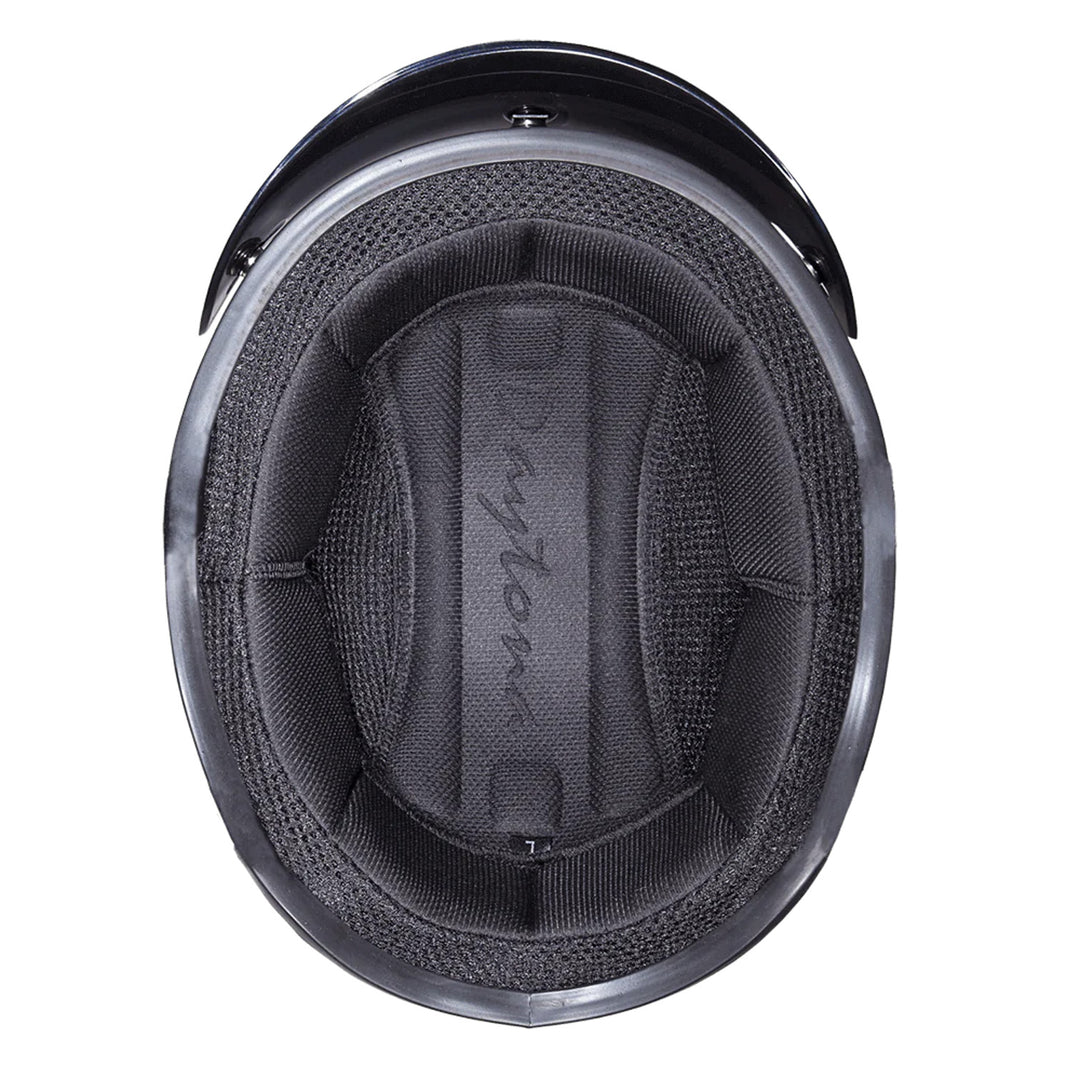 Daytona Helmets D.O.T. Skull Cap - Leather Covered - Bottom Up View