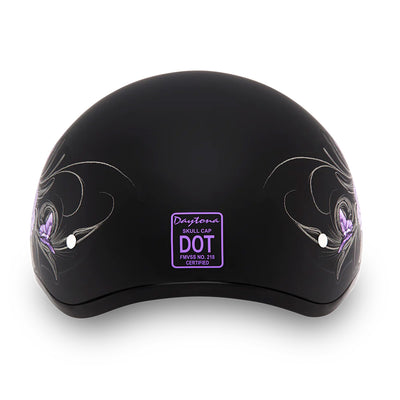 Daytona Helmets D.O.T. Skull Cap - Wild at Heart