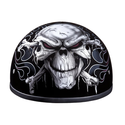 Daytona Helmets D.O.T. Skull Cap - Cross Bones