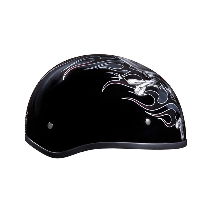 Daytona Helmets D.O.T. Skull Cap - Cross Bones - Right Side View