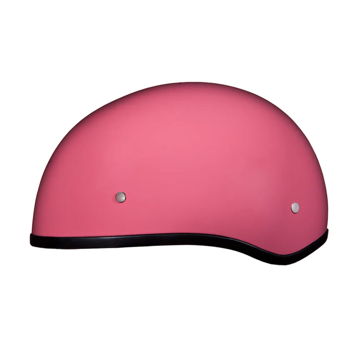 Daytona Helmets D.O.T. Skull Cap w/o Visor Gloss Pink - Left Side View