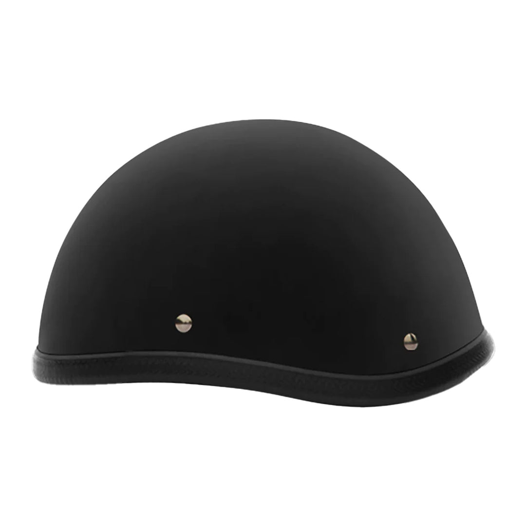 Daytona Helmets Novelty Smokey w/o Snaps Dull Black - Left Side View