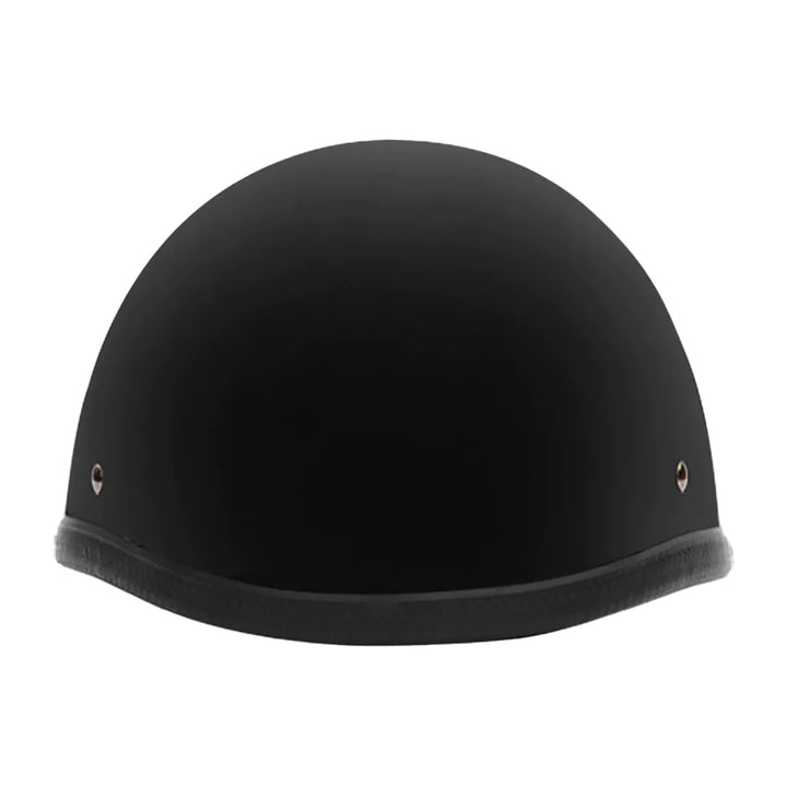 Daytona Helmets Novelty Smokey w/o Snaps Dull Black - Front View