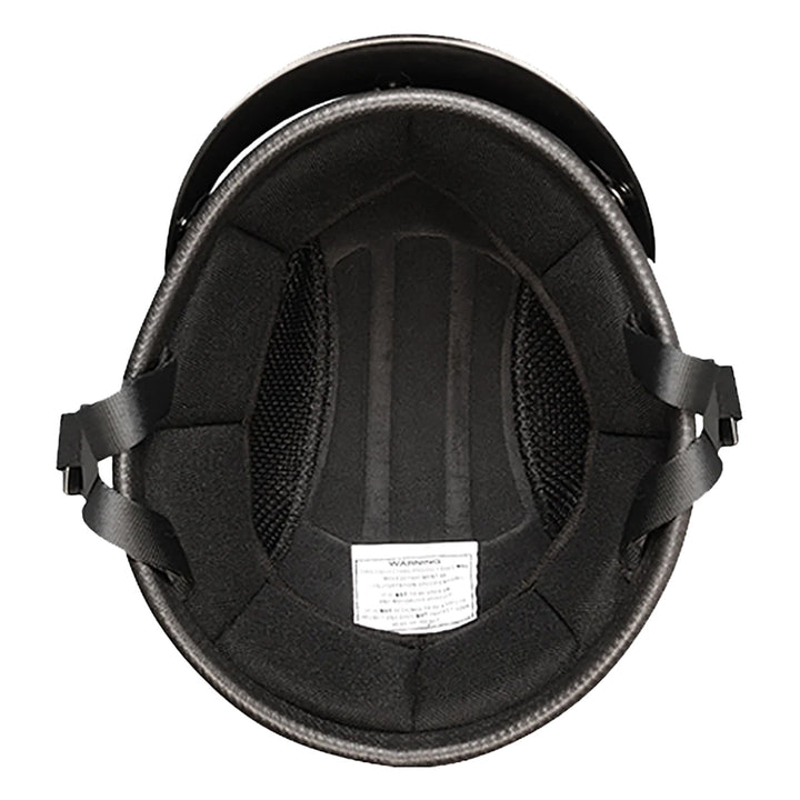 Daytona Helmets Novelty Smokey w/ Snaps Gloss Black - Bottom Up View