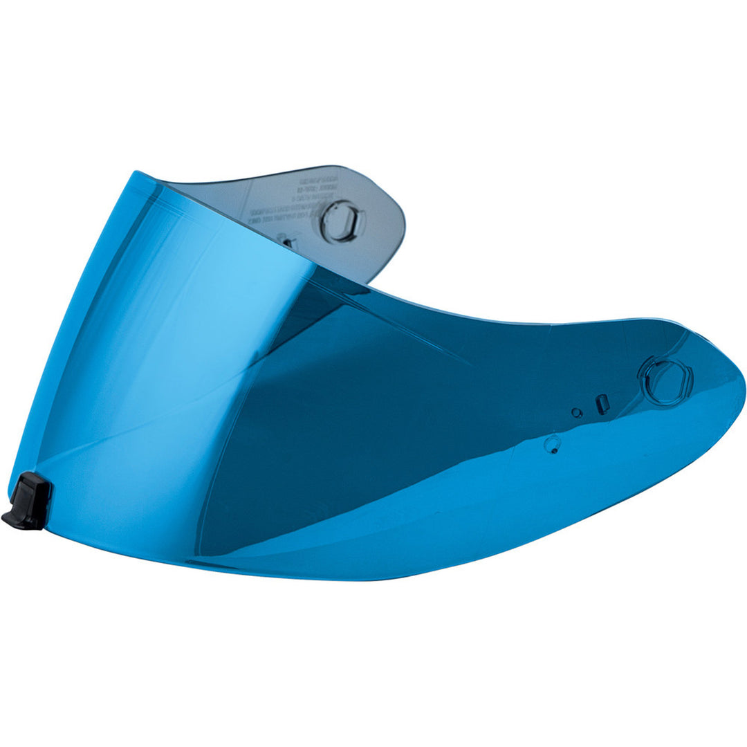 SCORPION EXO T520/ST1400/R1 Air Faceshield Blue Mirror - Front Side View