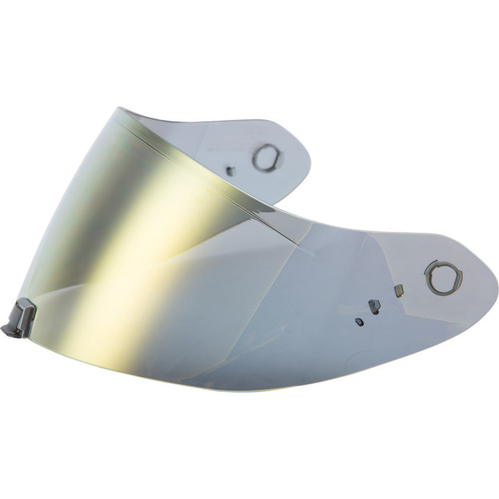 SCORPION EXO T520/ST1400/R1 Air Faceshield Gold Mirror - Front Side View