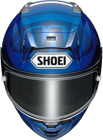 Shoei X-15 A. Marquez 73 V2 Helmet TC-2 - Front Top View