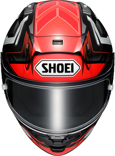 Shoei X-15 Escalate Helmet TC-1 - Front Top View